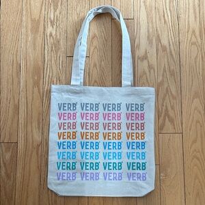 Verb Multicolor Canvas Tote Bag